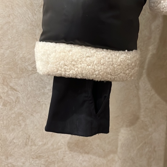 Sam jacket Gigi Shearling-Trim Down Jacket - - Picture 7 of 12